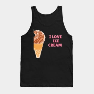I love ice cream Tank Top